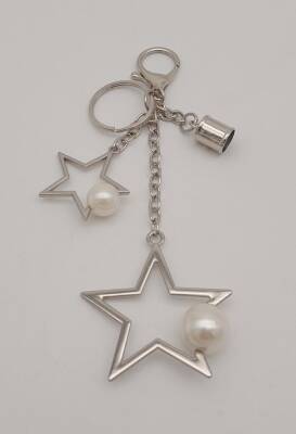 Angel Çanta Aksesuar Gümüş Sarkaç Süs İncili Kapsüllü - 2