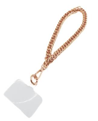 Angel Çanta Aksesuar Light Gold Renk Çift Halkalı Telefon Bilek Askısı, Telefon Zinciri, Telefon Askısı, Tüm Telefon Kılıfları İçin Uygundur - 3