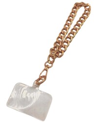 Angel Çanta Aksesuar Light Gold Renk Telefon Bilek Askısı, Telefon Zinciri, Telefon Askısı, Tüm Telefon Kılıfları İçin Uygundur - 2