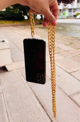 Angel Çanta Aksesuar Light Gold Renk Telefon Boyun Askısı, Telefon Zinciri, Telefon Askısı, Tüm Telefon Kılıfları İçin Uygundur - Angel Çanta Aksesuar
