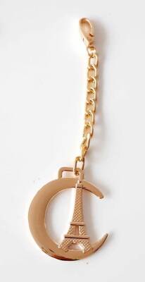 Angel Çanta Aksesuar Light Gold Sarkaç Süs Eyfel Kule Desen - 1