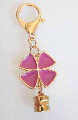 Angel Çanta Aksesuar Pembe Yonca Süs - 1