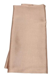 Angel Çanta Aksesuar 120X50 cm Bej Renk Pamuklu Saten Astarlık Kumaş - Angel Çanta Aksesuar