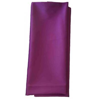 Angel Çanta Aksesuar 120X50 Cm, Koyu Mor Renk Pamuklu Saten Astarlık Kumaş - 1