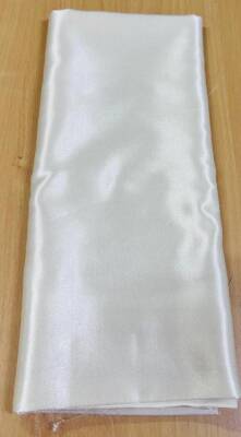 Angel Çanta Aksesuar 120X50 cm Krem Renk Pamuklu Saten Astarlık Kumaş - 1