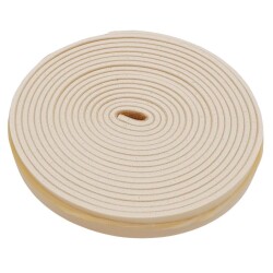 Angel Çanta Aksesuar 1 cm Şerit Suni Deri Krem Renk 1 metre - 3