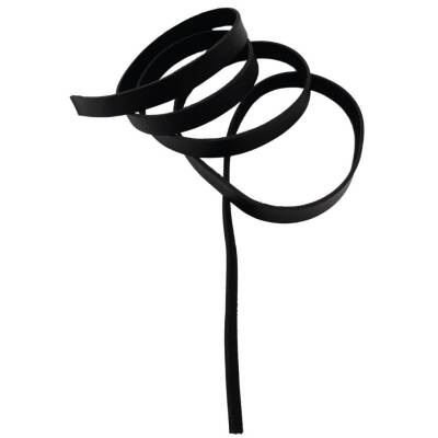 Angel Çanta Aksesuar 1 cm Şerit Suni Deri Siyah Renk 1 metre - 2