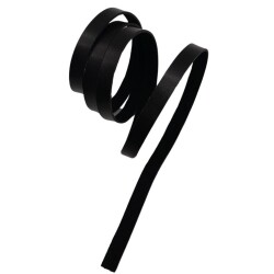 Angel Çanta Aksesuar 1 cm Şerit Suni Deri Siyah Renk 1 metre - 4