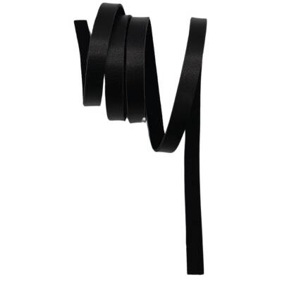 Angel Çanta Aksesuar 1 cm Şerit Suni Deri Siyah Renk 1 metre - 1