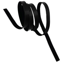 Angel Çanta Aksesuar 1 cm Şerit Suni Deri Siyah Renk 1 metre - 3