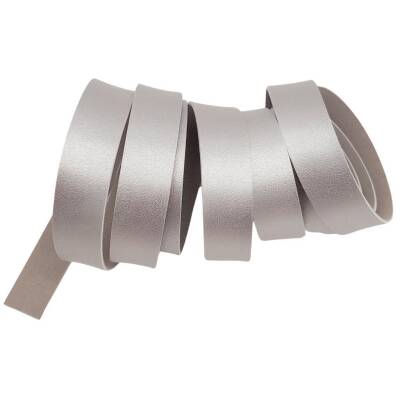 Angel Çanta Aksesuar 2 cm Şerit Suni Deri Gümüş Renk 1 metre - 1