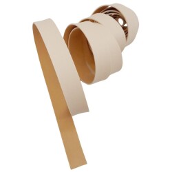 Angel Çanta Aksesuar 2 cm Şerit Suni Deri Krem Renk 1 metre - 2