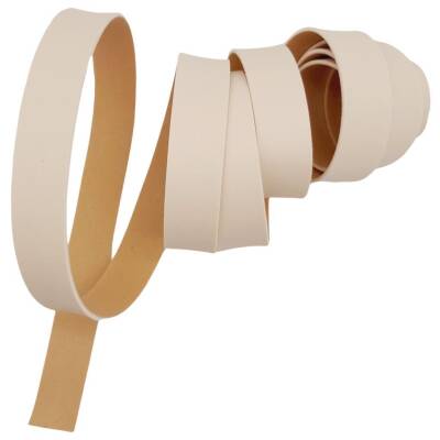 Angel Çanta Aksesuar 2 cm Şerit Suni Deri Krem Renk 1 metre - 1