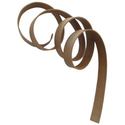 Angel Çanta Aksesuar 2 cm Şerit Suni Deri Vizon Renk 1 metre - 3