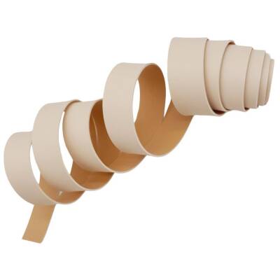 Angel Çanta Aksesuar 3 cm Şerit Suni Deri Krem Renk 1 metre - 2