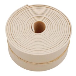 Angel Çanta Aksesuar 3 cm Şerit Suni Deri Krem Renk 1 metre - 4