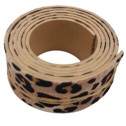 Angel Çanta Aksesuar 3 cm Şerit Suni Deri Leopar Desen 1 metre - 6