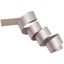 Angel Çanta Aksesuar 4 cm Şerit Suni Deri Gümüş Renk 1 metre - 3