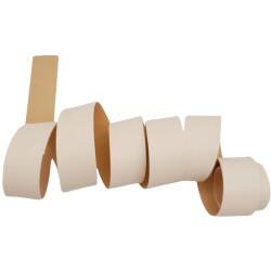 Angel Çanta Aksesuar 4 cm Şerit Suni Deri Krem Renk 1 metre - Angel Çanta Aksesuar