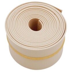 Angel Çanta Aksesuar 4 cm Şerit Suni Deri Krem Renk 1 metre - 3