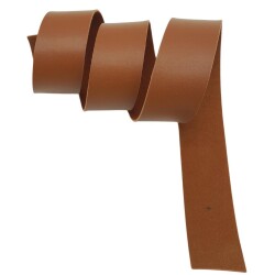 Angel Çanta Aksesuar 4 cm Şerit Suni Deri Taba Renk 1 metre - Angel Çanta Aksesuar