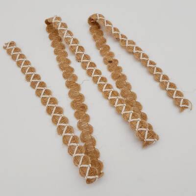 Angel Çanta Aksesuar 1.7 cm Jüt Şerit Süs 1 metre No:18 - 2