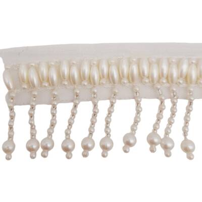 Angel Çanta Aksesuar 30 cm İncili Şerit Süs - 1