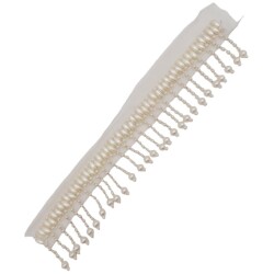 Angel Çanta Aksesuar 30 cm İncili Şerit Süs - 3