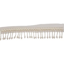 Angel Çanta Aksesuar 30 cm İncili Şerit Süs - 2