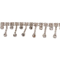 Angel Çanta Aksesuar 30 cm Taşlı Şerit Süs - 2