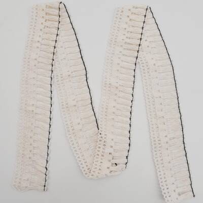 Angel Çanta Aksesuar 5 cm Şerit Süs Krem Renk 1 metre - 1