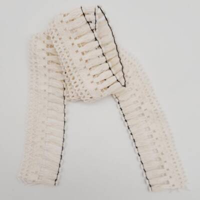 Angel Çanta Aksesuar 5 cm Şerit Süs Krem Renk 1 metre - 2