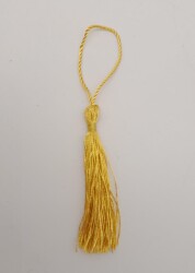 Angel Çanta Aksesuar Hardal Renk Floş Püskül 1 Adet - Angel Çanta Aksesuar