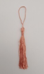 Angel Çanta Aksesuar Pudra Renk Floş Püskül 1 Adet - Angel Çanta Aksesuar