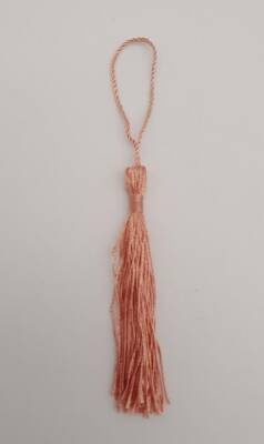 Angel Çanta Aksesuar Pudra Renk Floş Püskül 1 Adet - 1