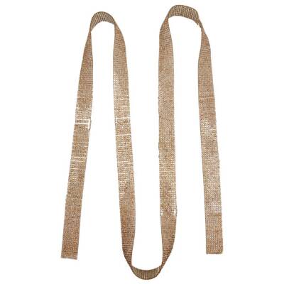 Angel Çanta Aksesuar Taşlı Şerit Süs Gold Renk 1 metre - 1