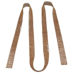 Angel Çanta Aksesuar Taşlı Şerit Süs Gold Renk 1 metre - 2