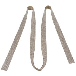 Angel Çanta Aksesuar Taşlı Şerit Süs Gümüş Renk 1 metre - 2