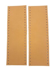 Angel Çanta Aksesuar Açık Taba Gerçek Deri Tutma Sapı 18X6 Cm Simit Sap - 2