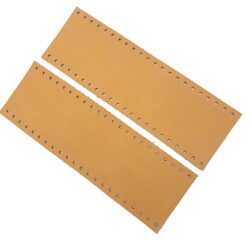 Angel Çanta Aksesuar Açık Taba Gerçek Deri Tutma Sapı 18X6 Cm Simit Sap - Angel Çanta Aksesuar