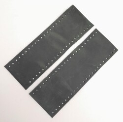 Angel Çanta Aksesuar Crazy Oil Yeşil Gerçek Deri Tutma Sapı 18X6 Cm Simit Sap - 3