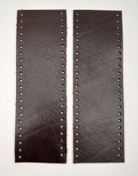 Angel Çanta Aksesuar Kahverengi Gerçek Deri Tutma Sapı 18X6 Cm Simit Sap - 2