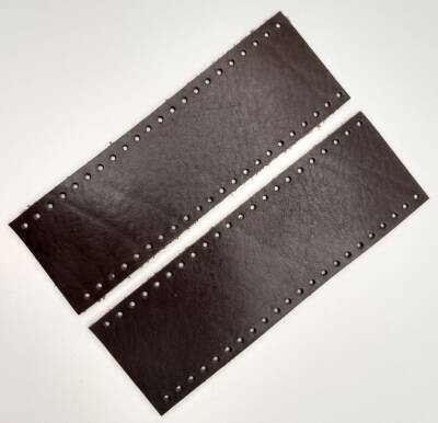 Angel Çanta Aksesuar Kahverengi Gerçek Deri Tutma Sapı 18X6 Cm Simit Sap - 3