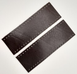 Angel Çanta Aksesuar Kahverengi Gerçek Deri Tutma Sapı 18X6 Cm Simit Sap - 3