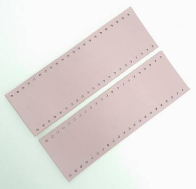 Angel Çanta Aksesuar Lila Gerçek Deri Tutma Sapı 18X6 Cm Simit Sap - 3