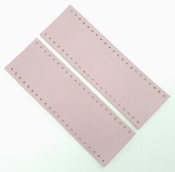 Angel Çanta Aksesuar Lila Gerçek Deri Tutma Sapı 18X6 Cm Simit Sap - Angel Çanta Aksesuar