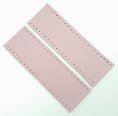 Angel Çanta Aksesuar Lila Gerçek Deri Tutma Sapı 18X6 Cm Simit Sap - 1