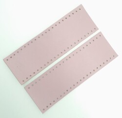 Angel Çanta Aksesuar Lila Gerçek Deri Tutma Sapı 18X6 Cm Simit Sap - 3