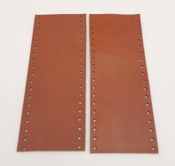 Angel Çanta Aksesuar Taba Gerçek Deri Tutma Sapı 15X6 Cm Simit Sap - Angel Çanta Aksesuar