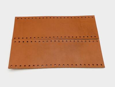 Angel Çanta Aksesuar Taba Gerçek Deri Tutma Sapı 18X6 Cm Simit Sap - 1